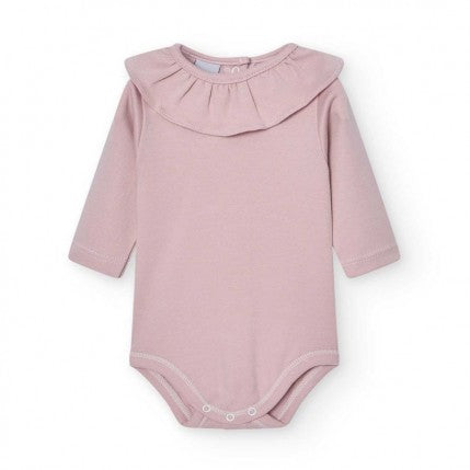 Romper ruche kraag lange mouw - Babidu