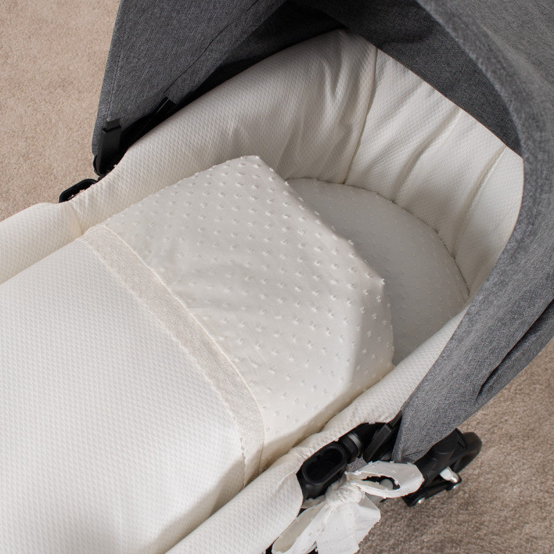 Deken Plumenti voor reiswieg kinderwagen - Little Mack