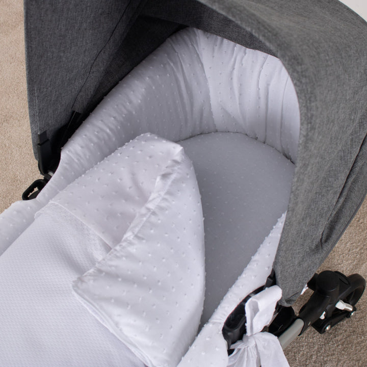 Deken Plumenti voor reiswieg kinderwagen - Little Mack