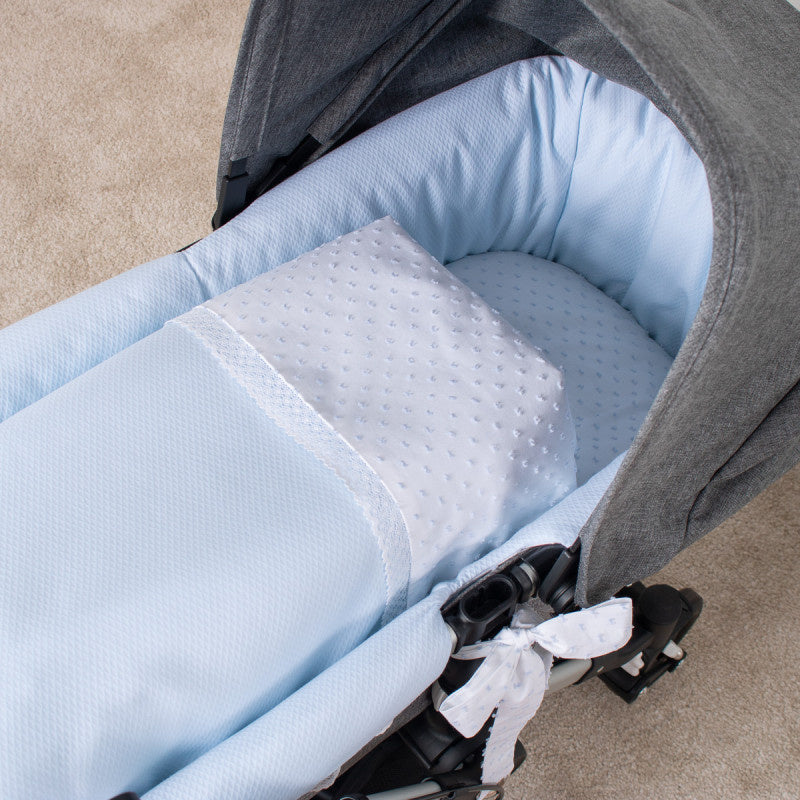 Deken Plumenti voor reiswieg kinderwagen - Little Mack