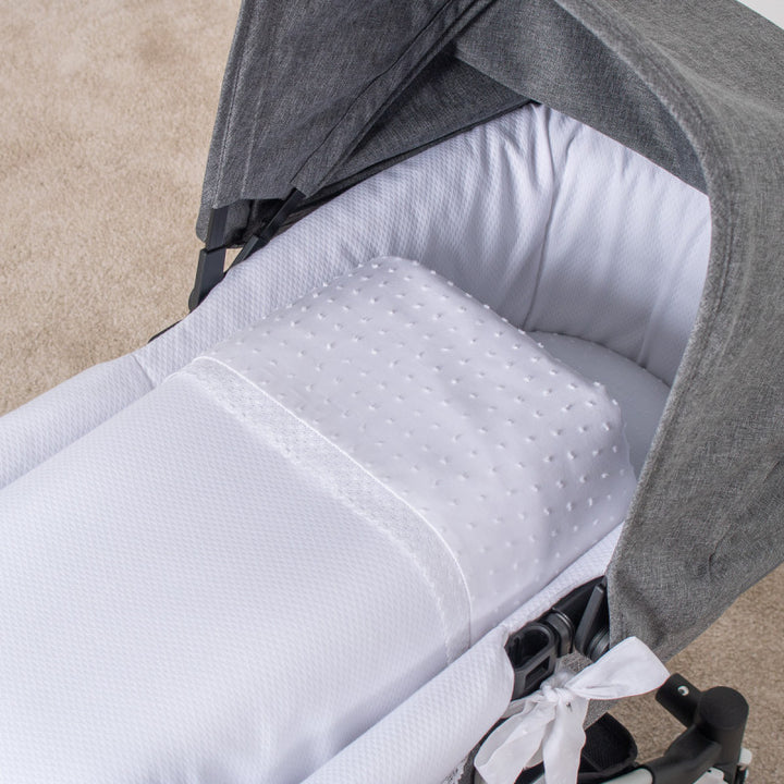 Deken Plumenti voor reiswieg kinderwagen - Little Mack