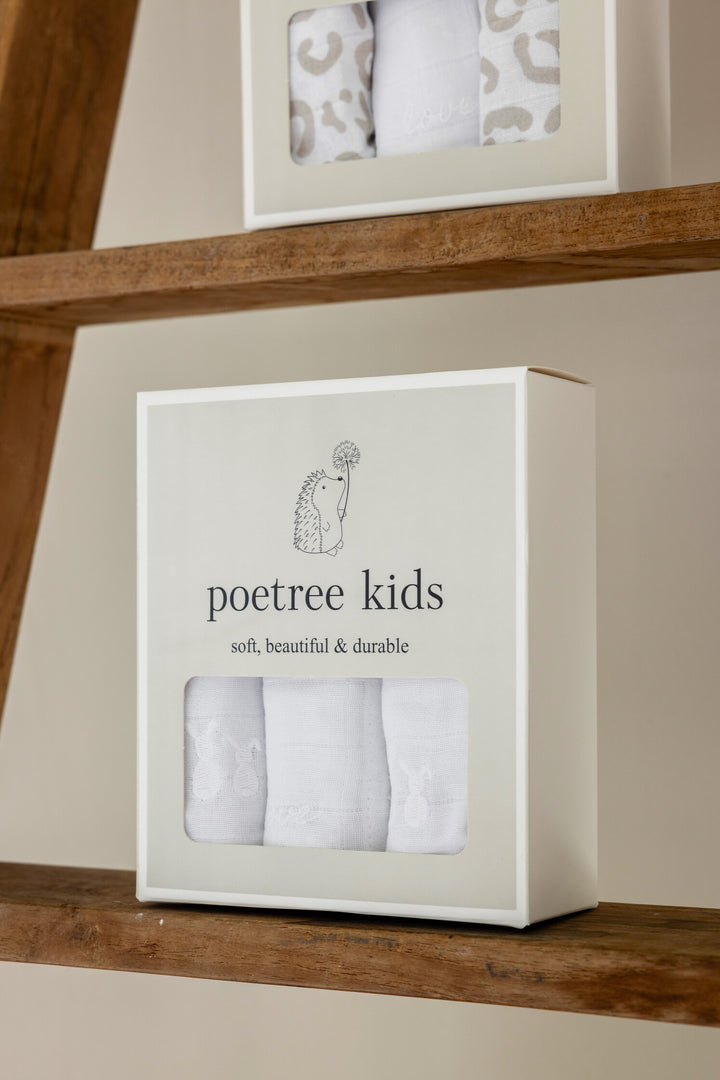 Hydrofiele doekjes box 3 stuks - Poetree Kids
