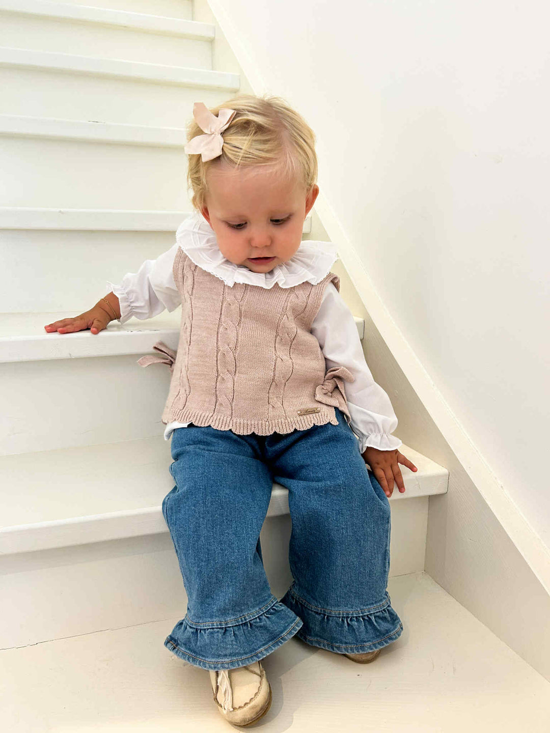 Jeans ruches - Laranjinha