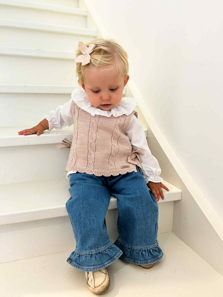 Jeans ruches - Laranjinha