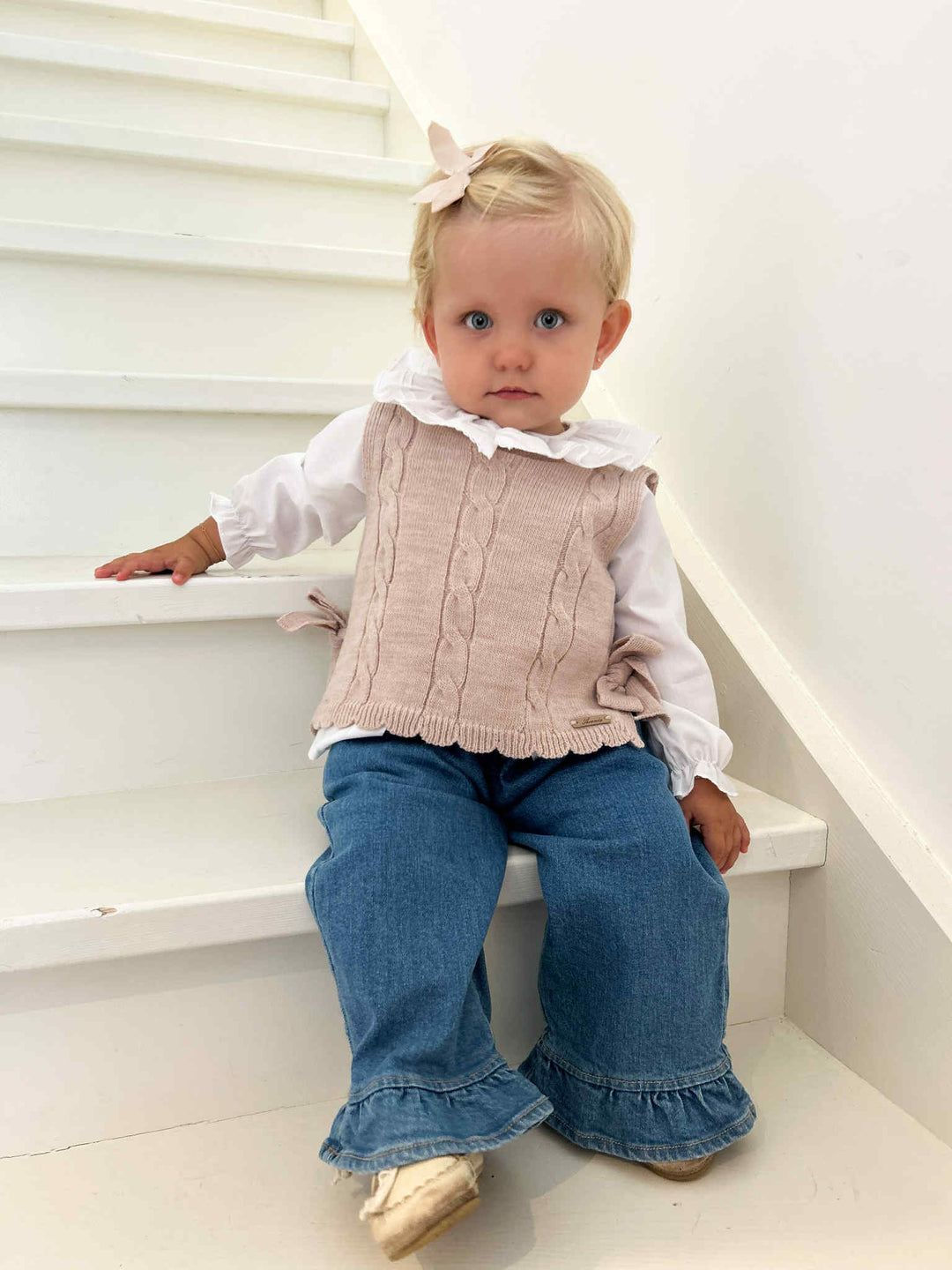 Jeans ruches - Laranjinha