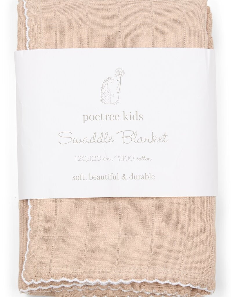 Swaddle120x120  (div. kleuren ) - Poetree Kids