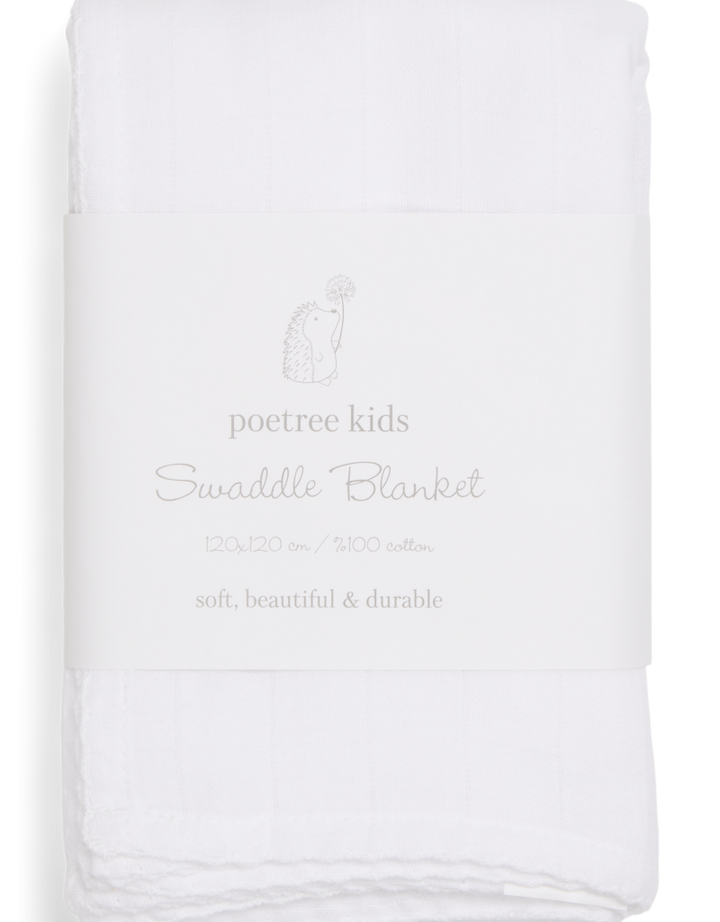 Swaddle120x120  (div. kleuren ) - Poetree Kids