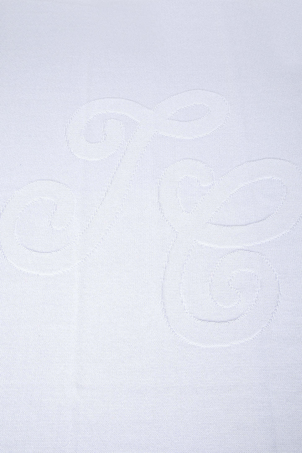 Deken Monogram (lichtblauw) - Tartine et Chocolat