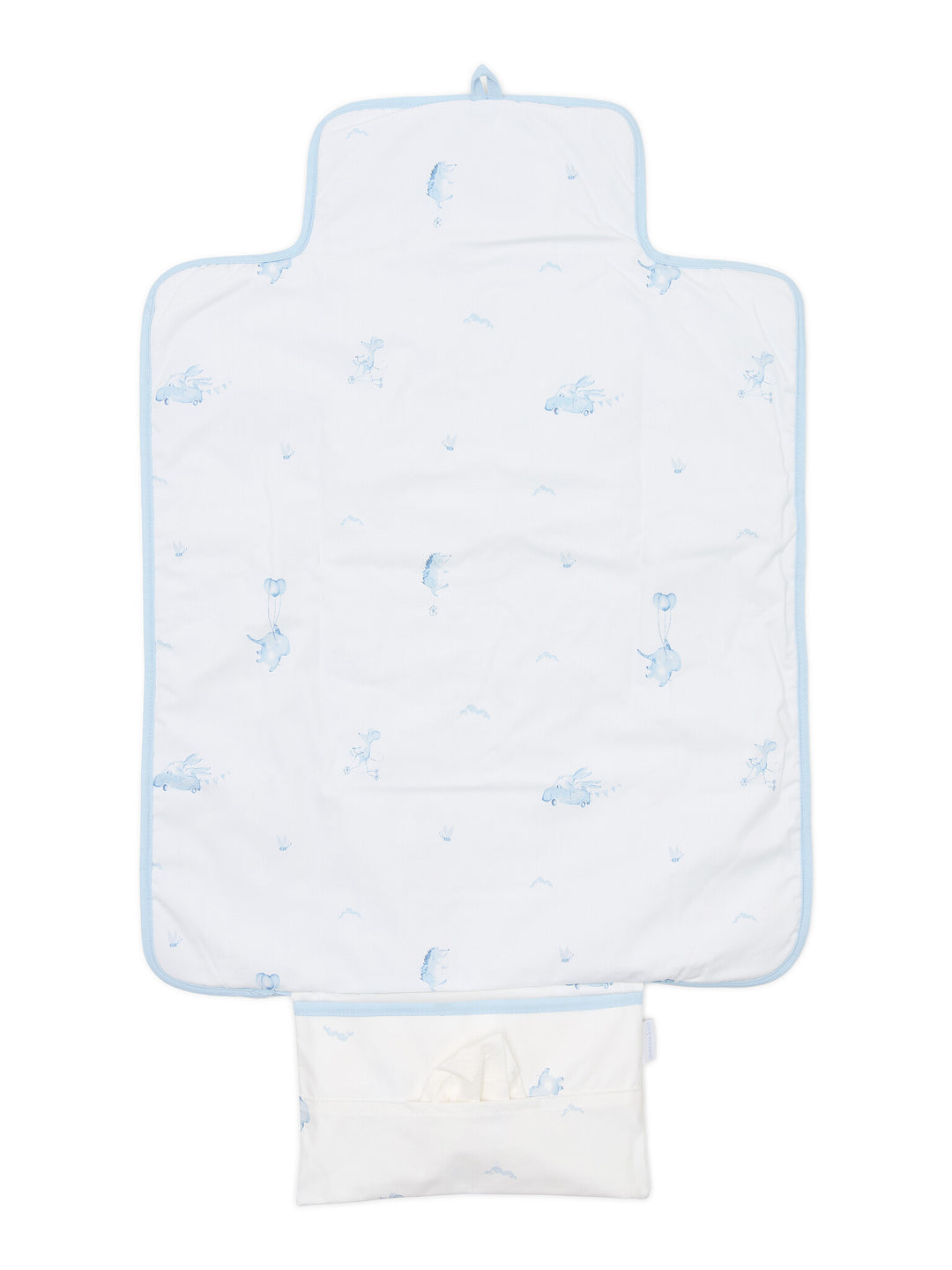 Poetree Kids reisverschoonmat jersey katoen | Personaliseerbaar met naam