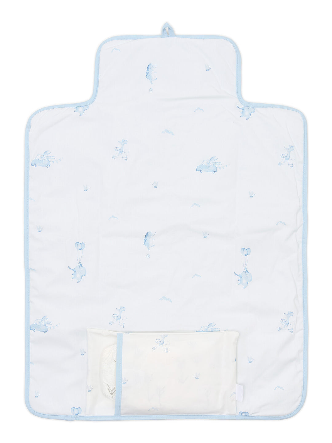 Poetree Kids reisverschoonmat jersey katoen | Personaliseerbaar met naam