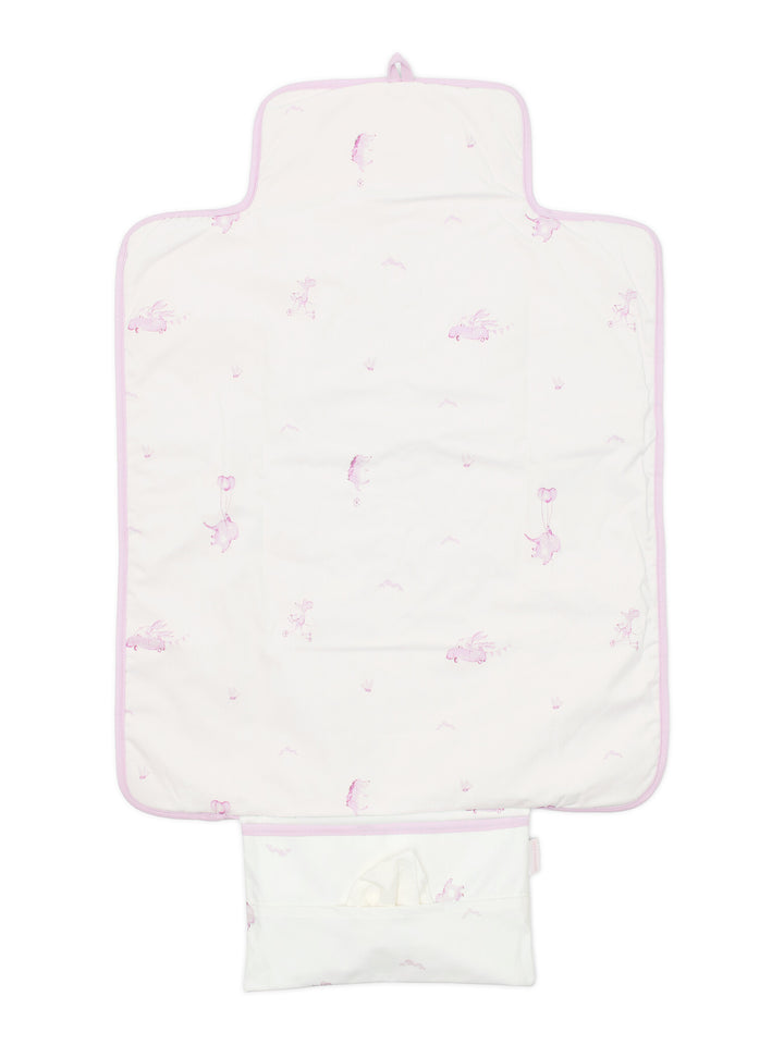 Poetree Kids reisverschoonmat jersey katoen | Personaliseerbaar met naam