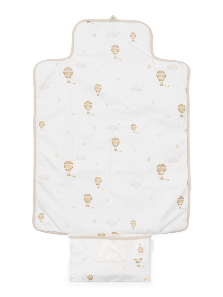 Poetree Kids reisverschoonmat jersey katoen | Personaliseerbaar met naam