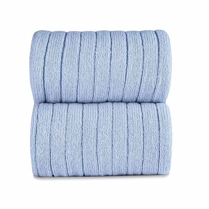 Kniekousen rib  (lichtblauw) - Condor