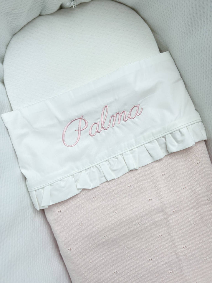 Wieg laken Parisian met Ruche - Poetree Kids