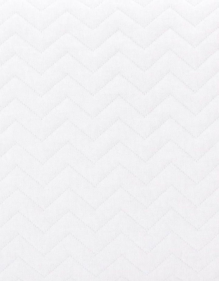 Wiegdeken gevoerd Chevron White - Poetree Kids