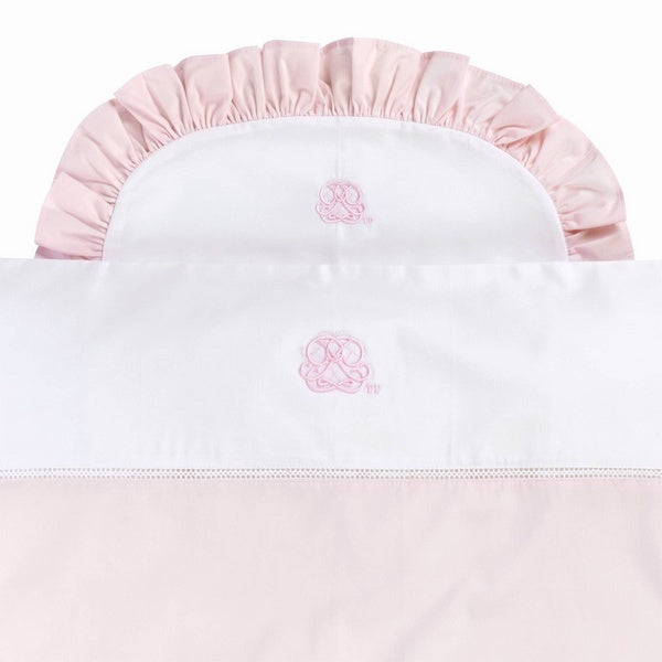 Wiegovertrek + kussenhoes Cotton Pink - Theophile et Patachou