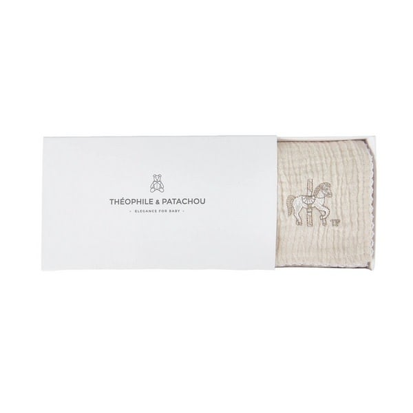 Hydrofiele doek Carrousel (Camel) - Theophile et Patachou
