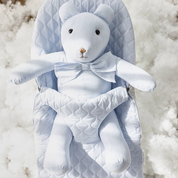 Beer Icoon  Lichtblauw effen - Théophile & Patachou