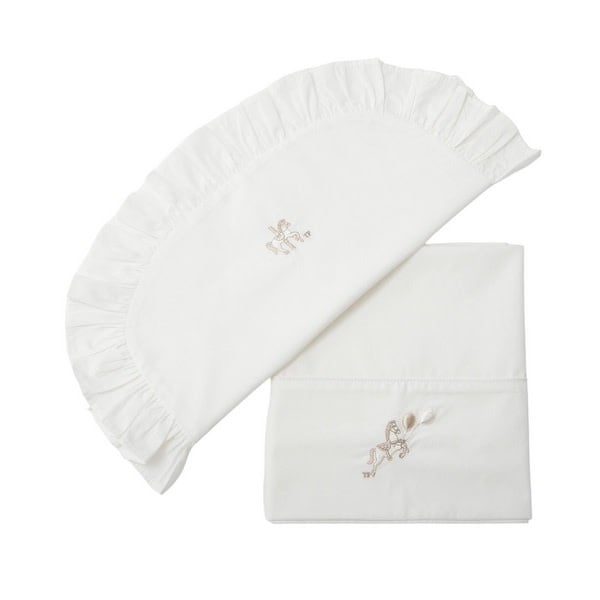 Wieglaken + kussen sloop Carrousel - Theophile et Pachou