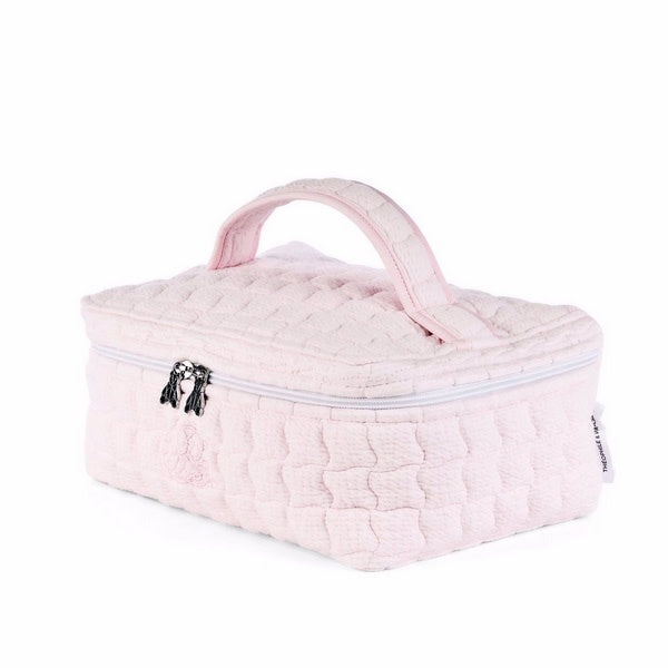 Toilettas+ handvat Cotton Pink  - Theophile et Patachou